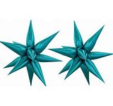 Pkg 26" Teal Starburst-1ct